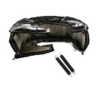 Controller della turbina Copertura Protettiva Per Turbocompressore T3, Protezione Termica Naturale Per Turbocompressore, Protezione Termica Naturale Inferiore/esterna motori Turbo(Black)