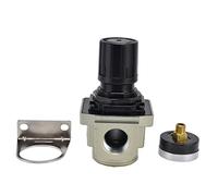 Controller della valvola di sicurezza del regolatore di pressione dell'aria con misurazione 0,05 MPA a 0,8 MPA Leghe di alluminio regolabile per compressori ariati strumenti (3/8in)