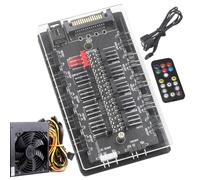Controller della ventola PC ARGB,Splitter ARGB Hub Fan Splitter | Controller multi-porta 'hub PWM per il controllo della temperatura, intestazioni RGB del telaio del PC esc