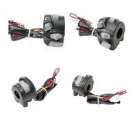 Controller dell'interruttore a barre della maniglia motociclistica da 7/8 pollici con pulsante corno girare la luce della nebbia e compatibile LED con i modelli Flick R150 PCX ADV(Red)