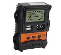 Controller di carica solare da 10 A, 12 V, 24 V, regolatore completamente automatico, supporta pannello solare con due porte USB e DC per camper, barche, lampioni, produzione di alimentazione PV