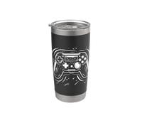 Controller di gioco che disegna gli amanti dei videogiochi Bicchiere termico in acciaio inox doppia parete