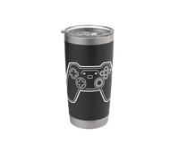 Controller di gioco che disegna gli amanti dei videogiochi Bicchiere termico in acciaio inox doppia parete