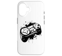 Controller di gioco Color Splotch Game Art Custodia per iPhone 16