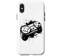 Controller di gioco Color Splotch Game Art Custodia per iPhone X/XS