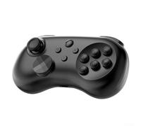Controller di gioco di combattimento a 6 pulsanti effetto Hall Joystick per giochi arcade, tastiera regolabile a basso profilo per PS4 PC Switch (nero + ricevitore)