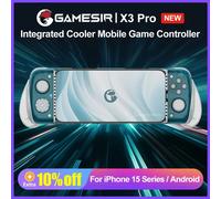 Controller di gioco GameSir X3 Pro Type-C per iPhone 15 Series Android con pulsanti microinterruttori di raffreddamento mobili e impugnature staccabili