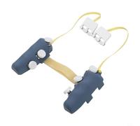 Controller di gioco magnetico fai da te per iPad, tablet, autoassemblaggio, custodia stampata 3D con funzione impulsi e cinturino da polso giallo per giochi d'azione, design in plastica robusta (7,9 ~