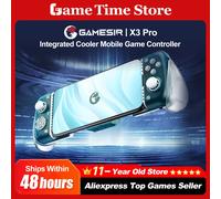 Controller di gioco mobile GameSir X3 Pro, joystick ad effetto Hall e ventola di raffreddamento integrata per cellulare Android e iPhone