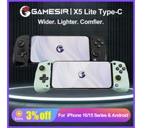 Controller di gioco mobile GameSir X5 Lite Type-C con trigger per capelli a membrana e stick Gamesir Effect Hall per IOS e Android