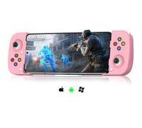 Controller di gioco mobile per iPhone 15, arVin Gamepad Bluetooth con pulsanti posteriori programmabili per iOS/Android/PC, compatibile con Samsung, Xiaomi, Huawei, Realme-Direct Play (rosa)