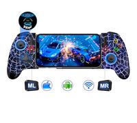Controller di gioco mobile per iPhone 16/15 e Android, controller di gioco per telefoni Android con trigger Hall/joystick, gamepad wireless full-size per Xbox Game Pass, Steam Link, Roblox, Call of