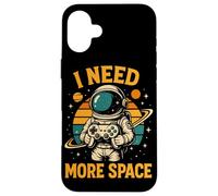Controller di gioco retrò I Need More Space Astronaut Custodia per iPhone 16 Plus