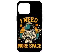 Controller di gioco retrò I Need More Space Astronaut Custodia per iPhone 16 Pro Max