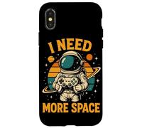 Controller di gioco retrò I Need More Space Astronaut Custodia per iPhone X/XS