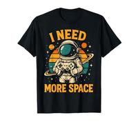 Controller di Gioco retrò I Need More Space Astronaut Maglietta