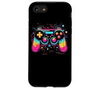 Controller di gioco Retrowave Look Game Art Custodia per iPhone SE (2020) / 7/8