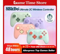 8Bitdo Ultimate 2C Wireless Controller for Windows PC and Android, with 1000Hz Polling Rate, Hall Effect Joysticks and Hall Triggers, and Remappable L4/R4 Bumpers (Green)