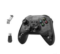 Controller di gioco wireless, joystick effetto Hall per interruttore, PC, per PS4 e telefono, supporto ergonomico per telefono (nero)
