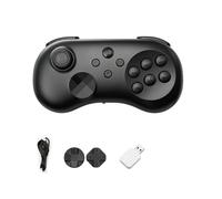 Controller di Gioco Wireless Y04 con Ricevitore per /PC/ per PS4 - Joystick Ad Effetto Hall con Layout A 6 Pulsanti, Gamepad Arcade Nero