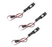 Controller di Illuminazione per Auto RC | Interruttore remoto di 3 ° Canale per Illuminazione a LED | Accessori in plastica Nera 3pc | 6V 1A Output | Compatibile per la Maggior