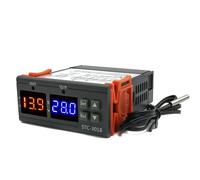Controller Di Temperatura Digitale Doppio 3018 Con Due Uscite Relè