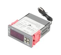 Controller di Temperatura Digitale, Termostato Raffreddamento e Riscaldamento con Sensore , 110~220V - Controllo Preciso a ±1℃, Allarme Visivo e Acustico, per Domotica Fai da (12V)