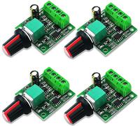 Controller di Velocità 4 Pz PWM Motore DC Potenziometro 12V Regolatore Tensione