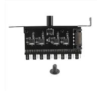 Controller di velocitÃ di raffreddamento per hub ventola a 8 canali per PC per case CPU HDD VGA PWM PCI, alimentazione a 12 V (SATA)