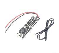 Controller digitale per sistemi di raffreddamento a 12 V CC, supporto da 0,2 a 2 ampere, lettura della temperatura in tempo reale, soglie di attivazione e spegnimento regolabili (grandi punti neri)