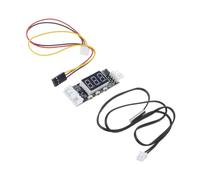 Controller digitale per ventola a 4 fili, 12 V, 3 A, con display LCD della temperatura, spegnimento automatico e design compatto, controller di velocità della ventola DC8-16 V