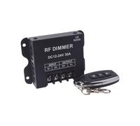 Controller Dimmer LED 30A 12-24V con Telecomando Wireless RF A 3 Tasti per Strisce Luminose A LED Monocolore