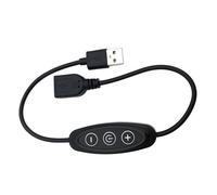Controller dimmer LED, lunghezza del cavo a 3 tasti, tecnologia di regolazione dell'illuminazione delicata, dimmer LED con regolazione delicata