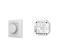 Controller dimmer LED Triac AC 2.4G 110V 220V 230V Interruttore a pulsante wireless 1/4 zona RF Telecomando Illuminazione monocromatica(S1 B and PK1)