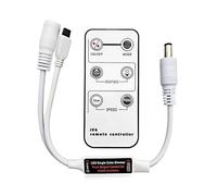 Controller dimmer monocromatico a canale singolo con tasto IR6 for strisce luminose a LED Mini controller da 5-24 V