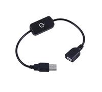 Controller dimmerabile 4A 5V Linea U touch continuo interruttore LED dimmer Lampada da scrivania a(Black)