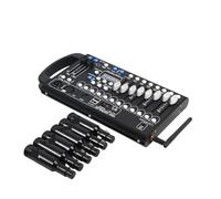 Controller DJ 192 DMX Controller wireless Dmx Ricevitore Effetto di illuminazione in fase di batteria integrata DJ Light Controller Disco Disco Light for Home Party per imparare a mixare(Color:1 C and