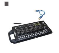 Controller DJ 512ch DJ Controller Dmx Effetto di illuminazione stadio del controller a LED ricaricabile Wireless DMX512 Luce commerciale professionale del ricevitore per imparare a mixare(Color:1 cont