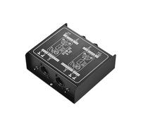 Controller DJ, Audio passivo DI Box Scatola a iniezione diretta Chitarra a basso rumore Basso DI TRS Convertitore audio a 2 canali Attrezzatura DJ Mixer Audio