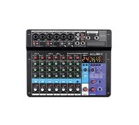 Controller DJ, Console di missaggio professionale a 6 canali con scheda USB, riproduzione e registrazione, mixer for DJ