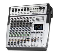 Controller DJ, Console digitale DSP a 99 canali 8/12/16, mixer professionale, mixer amplificato, Soundcraft con Bluetooth USB(8channel)