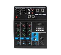 Controller DJ Console su sound mixer portatile professionale input for computer 48v trasmissione in diretta completa completa DJ Attrezzatura per imparare a mixare(Color:A4)