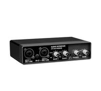 Controller DJ Digitale Professional Sound Card Audio Mixer Channel Monitoring Electric Guitar Live Recording for Studio Singing per Il Controllo del DJ (Color : Q-22, Size : 1)