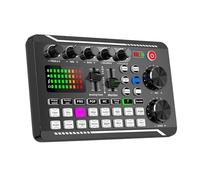 Controller DJ, F998 Sintonizzazione multifunzionale Scheda audio Microfono Mixer Kit Mixer di registrazione Aud-io Amplificatore console di missaggio Aud-io for PC telefonico(Sound card Only)