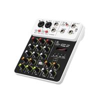 Controller DJ, Mixer a 4 canali, controller DJ, Bluetooth, alimentazione phantom, effetto di riproduzione ritardata for console di missaggio, registrazione su PC