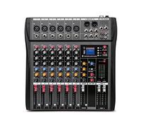 Controller DJ Mixer audio professionale Computer Stage Recording Scheda audio USB Bluetooth DJ Modello CT-60 CT-80 CT-120 CT-160 6 8 12 16 canali per luci DJ Par Luci mobili (CT-60)