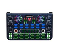 Controller DJ, Professionale X60 Scheda audio dal vivo Scheda mixer da studio Mixing Console audio Amplificatore Console da scrivania Mixer scheda audio