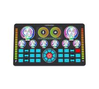 Controller DJ, Q7 Scheda audio dal vivo for PC Cellulare Mixer HIFI Set di apparecchiature for la registrazione del canto for la trasmissione in diretta e la registrazione della scheda audio