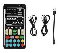 Controller DJ, Scheda audio dal vivo Mini effetto portatile Cambia voce Telefono PC Tablet Altoparlante Dispositivo 8 suoni