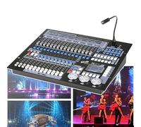 Controller DMX 512 Per DJ 1024, Controller Luci Per DJ, Display LCD, Massimo Controllo (96), Programmazione Autonoma, Modalità Vocale, Interfaccia Semplice, Per Principianti,Black